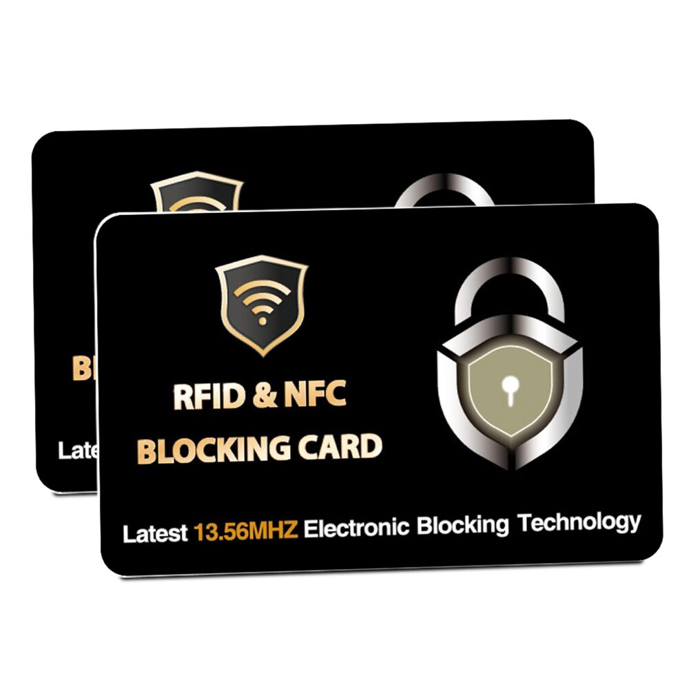 2694 2 PK RFID Blocking Cards Protect Your Entire Wallet, Purse, and Cards